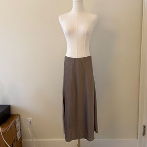 J. Crew Taupe Midi Skirt